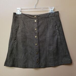Sans Souci suede mini skirt